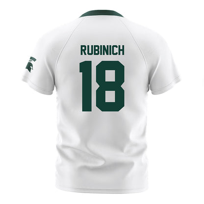 Michigan State - NCAA Women's Soccer : Olivia Rubinich - White Soccer Jersey-1