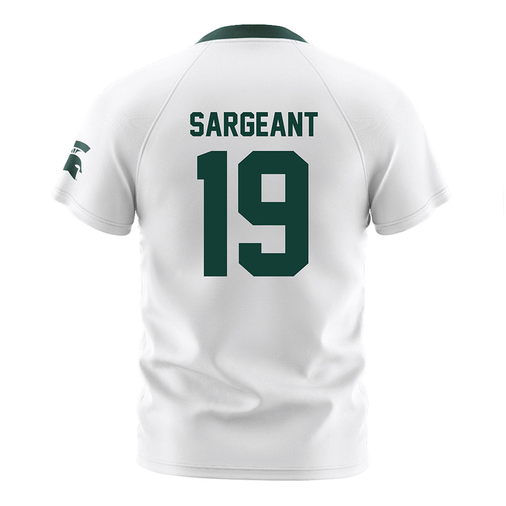Michigan State - NCAA Women's Soccer : Emerson Sargeant - White Soccer Jersey-1