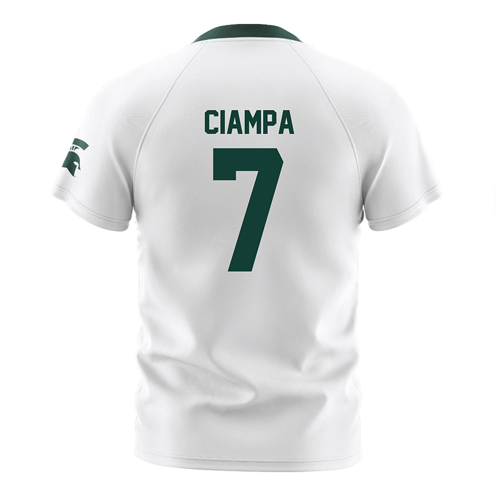 Michigan State - NCAA Women's Soccer : Aubree Ciampa - White Soccer Jersey-1