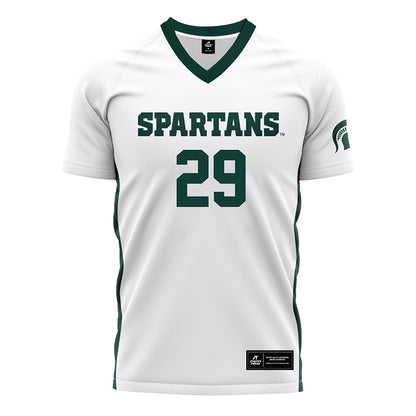 Michigan State - NCAA Women's Soccer : Addison Baldus - White Soccer Jersey-0