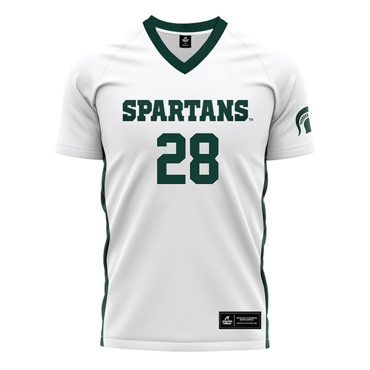 Michigan State - NCAA Women's Soccer : Renee Watson - White Soccer Jersey-0