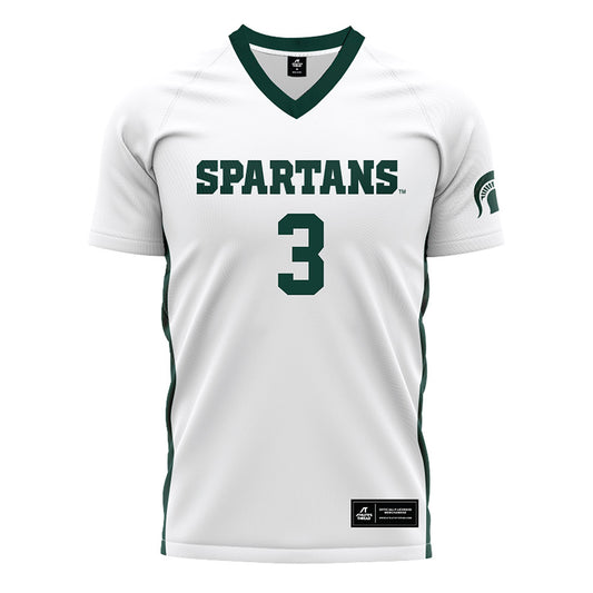 Michigan State - NCAA Women's Soccer : Mekenzie Rogers - White Soccer Jersey-0