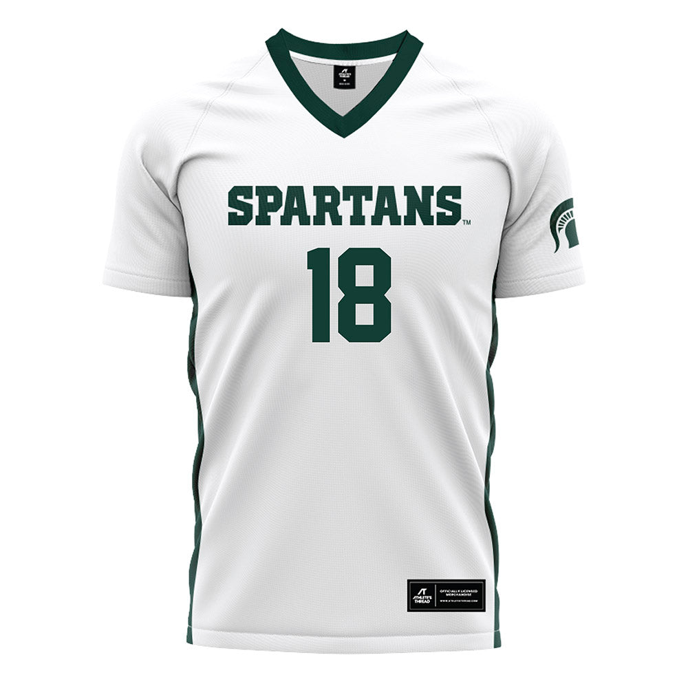 Michigan State - NCAA Women's Soccer : Olivia Rubinich - White Soccer Jersey-0