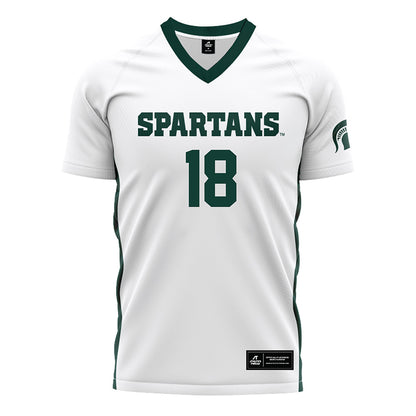 Michigan State - NCAA Women's Soccer : Olivia Rubinich - White Soccer Jersey-0