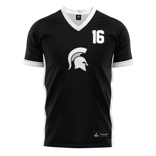 Michigan State - NCAA Women's Soccer : Kaleigh Mcpherson - Black Soccer Jersey-0