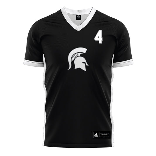 Michigan State - NCAA Women's Soccer : Sophia Piotrowski - Black Soccer Jersey-0
