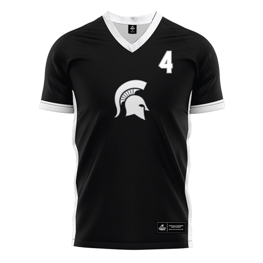 Michigan State - NCAA Women's Soccer : Sophia Piotrowski - Black Soccer Jersey-0