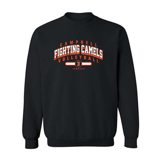Campbell - NCAA Women's Volleyball : Maddie Lambers - Classic Fashion Shersey Crewneck Sweatshirt-0