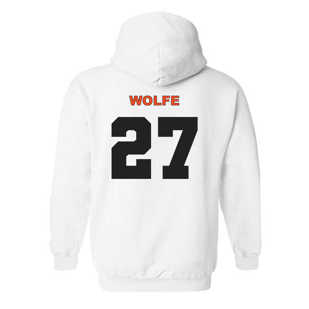 Campbell - NCAA Softball : Kasey Wolfe - Classic Shersey Hooded Sweatshirt-1