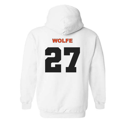 Campbell - NCAA Softball : Kasey Wolfe - Classic Shersey Hooded Sweatshirt-1