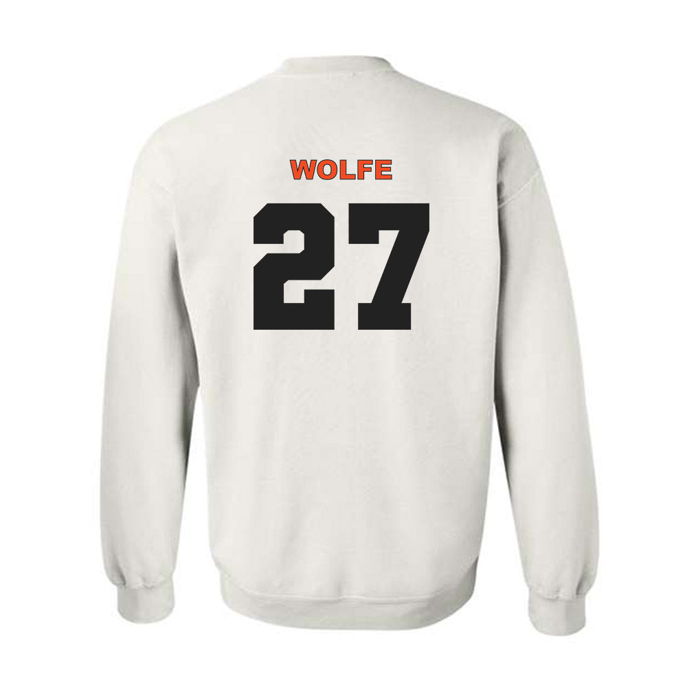 Campbell - NCAA Softball : Kasey Wolfe - Classic Shersey Crewneck Sweatshirt-1