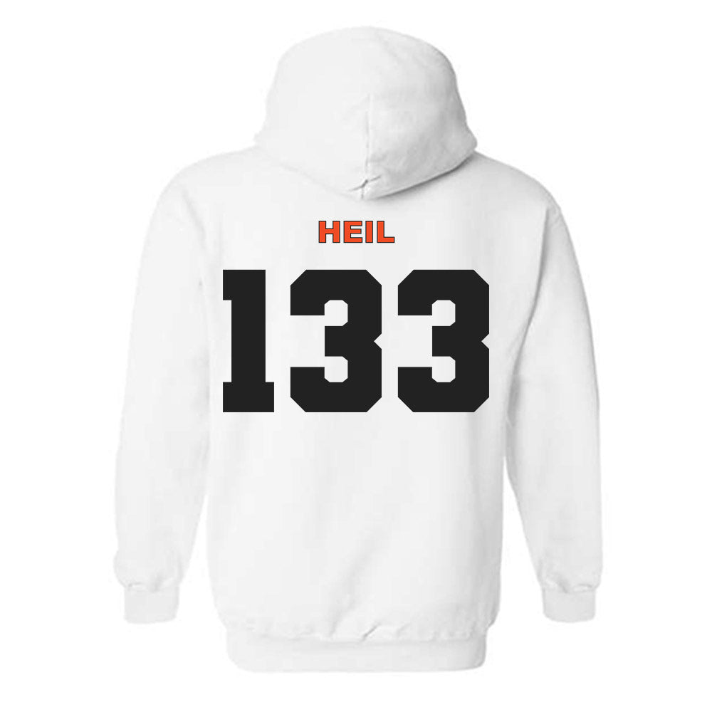 Campbell - NCAA Wrestling : Logan Heil - Classic Shersey Hooded Sweatshirt-1