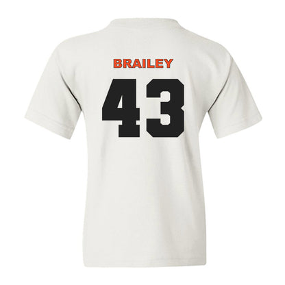 Campbell - NCAA Baseball : Beau Brailey - Classic Shersey Youth T-Shirt-1