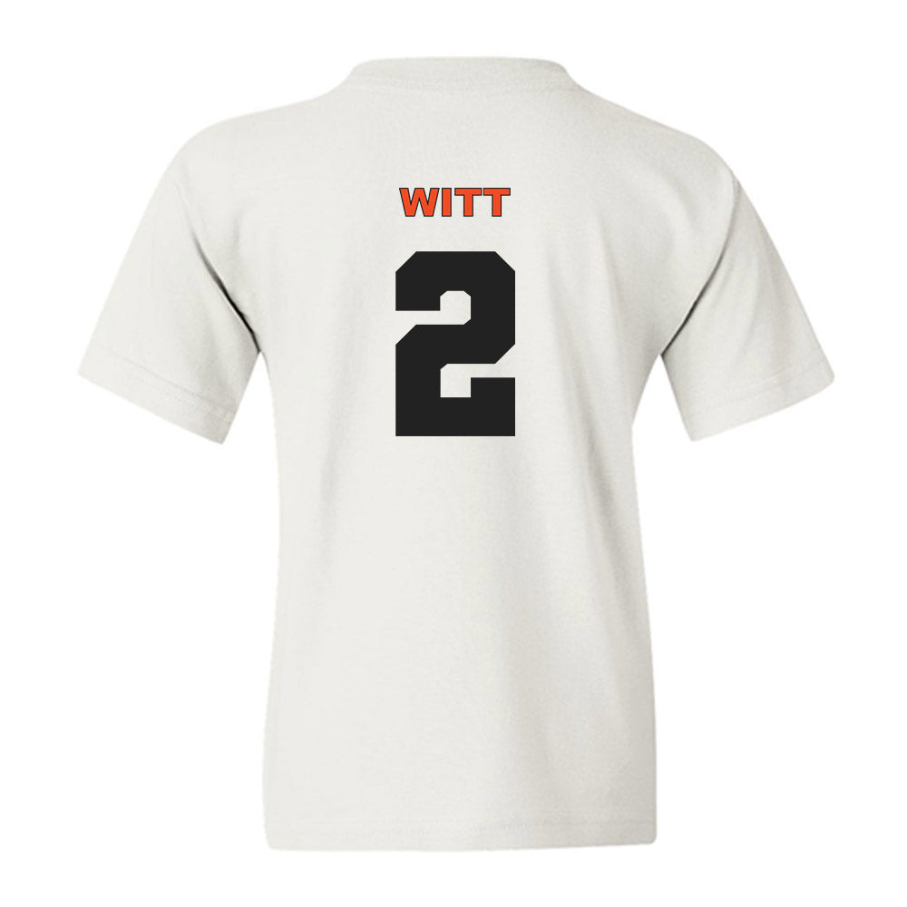 Campbell - NCAA Women's Lacrosse : Claire Witt - Classic Shersey Youth T-Shirt-1
