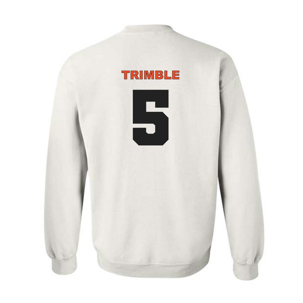 Campbell - NCAA Women's Lacrosse : Eva Trimble - Classic Shersey Crewneck Sweatshirt-1