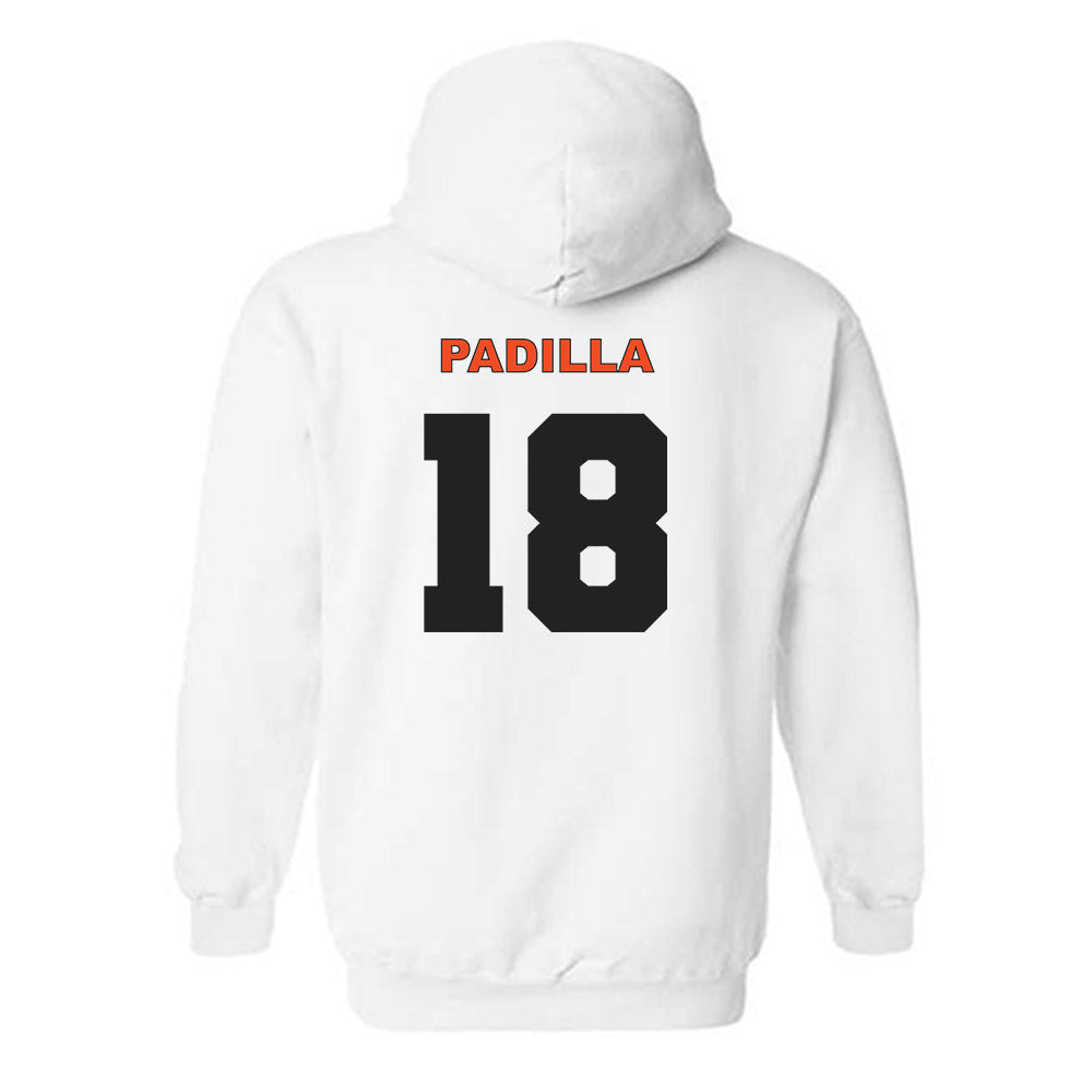 Campbell - NCAA Baseball : Isaiah Padilla - Classic Shersey Hooded Sweatshirt-1