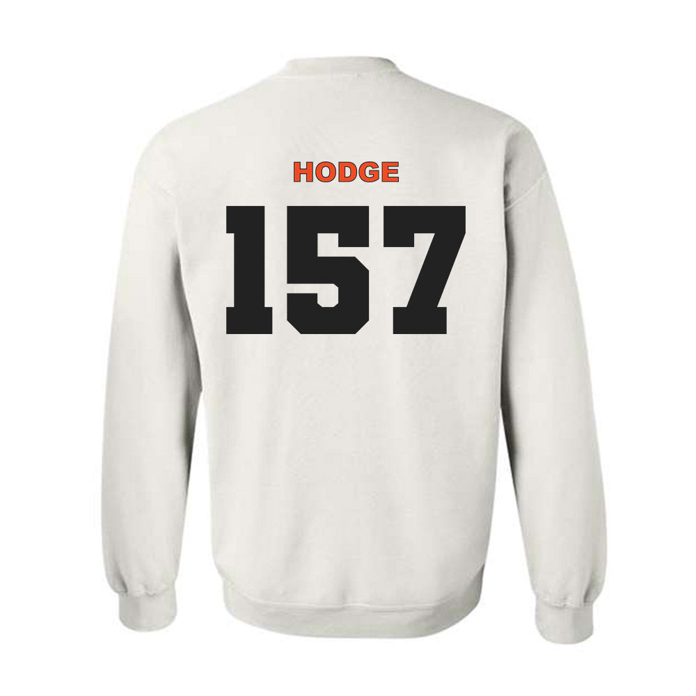 Campbell - NCAA Wrestling : Kendrick Hodge - Classic Shersey Crewneck Sweatshirt-1