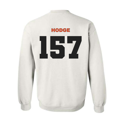 Campbell - NCAA Wrestling : Kendrick Hodge - Classic Shersey Crewneck Sweatshirt-1