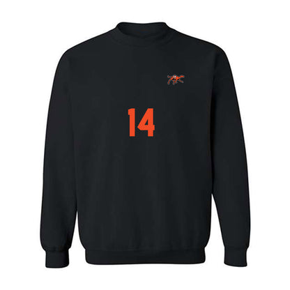 Campbell - NCAA Women's Volleyball : Breanna McMillan - Replica Shersey Crewneck Sweatshirt-0