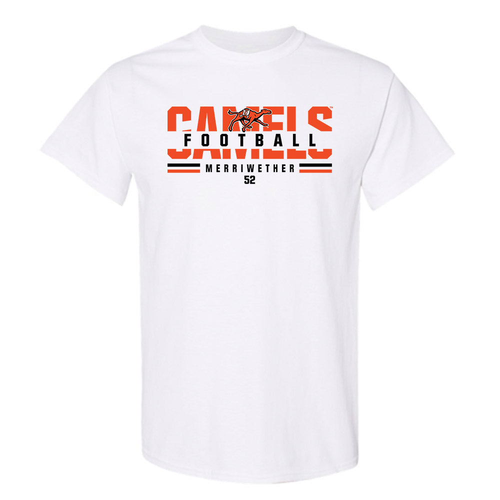 Campbell - NCAA Football : Mason Merriwether - Classic Fashion Shersey T-Shirt-0