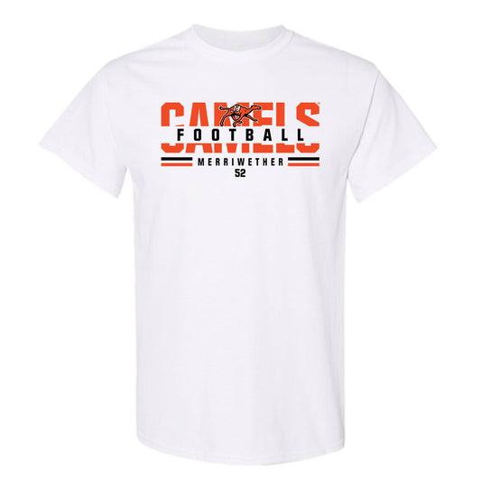 Campbell - NCAA Football : Mason Merriwether - Classic Fashion Shersey T-Shirt-0