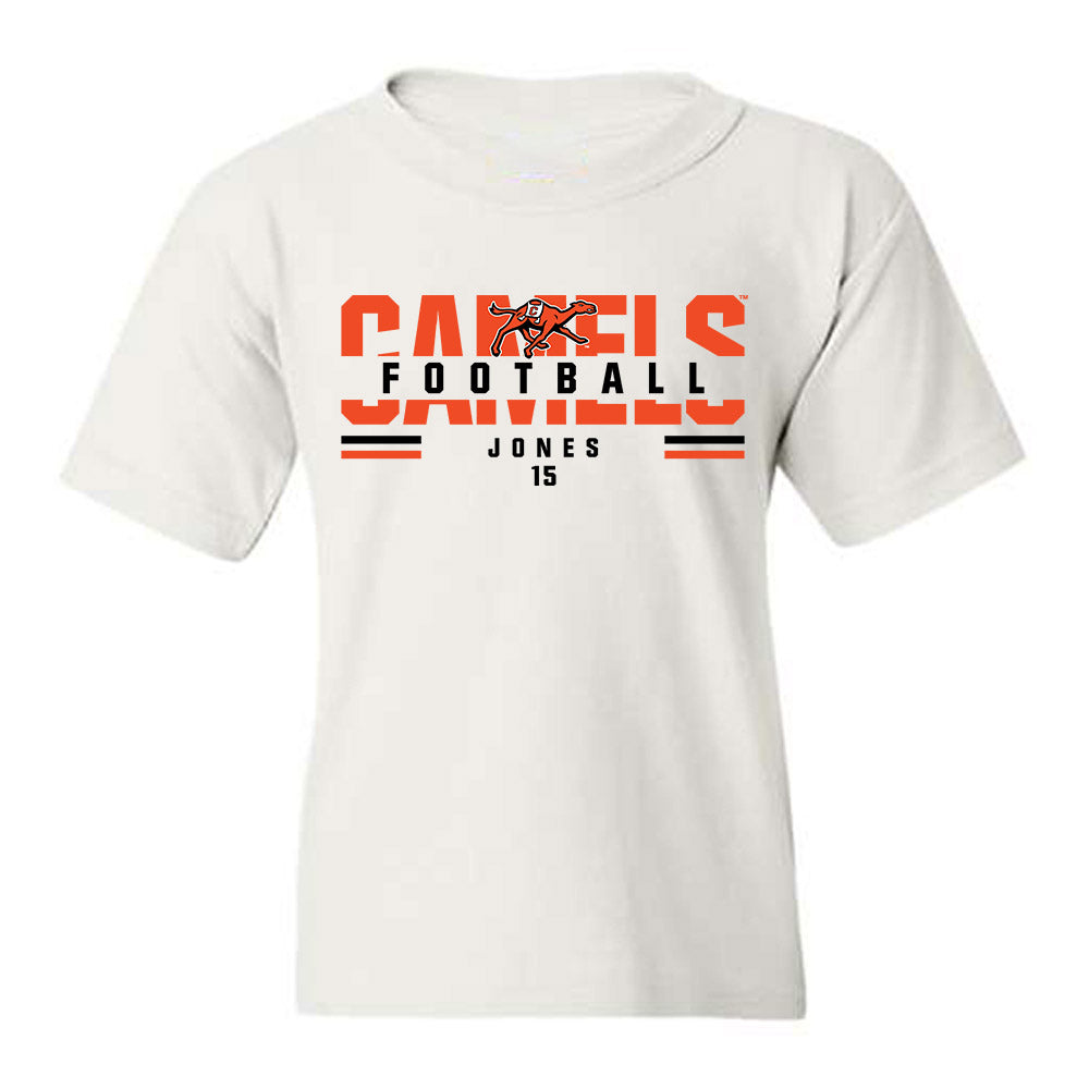 Campbell - NCAA Football : Jordan Jones - Classic Fashion Shersey Youth T-Shirt-0