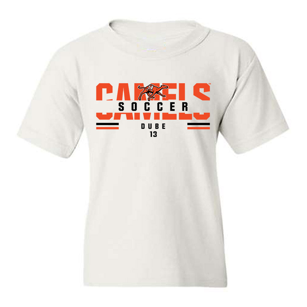 Campbell - NCAA Men's Soccer : Kananelo Dube - Classic Fashion Shersey Youth T-Shirt-0