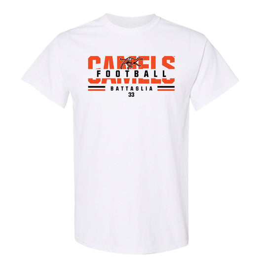 Campbell - NCAA Football : Charlie Battaglia - Classic Fashion Shersey T-Shirt-0