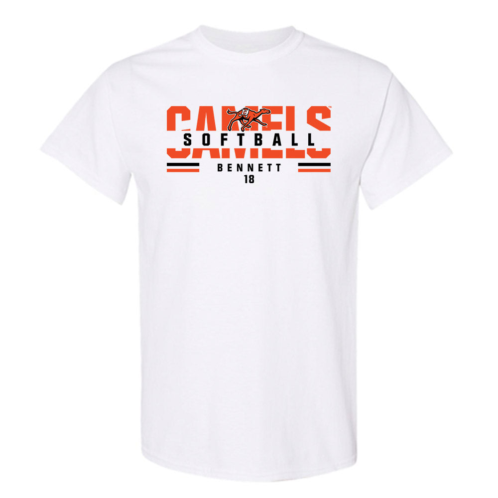 Campbell - NCAA Softball : Ryleigh Bennett - Classic Fashion Shersey T-Shirt-0