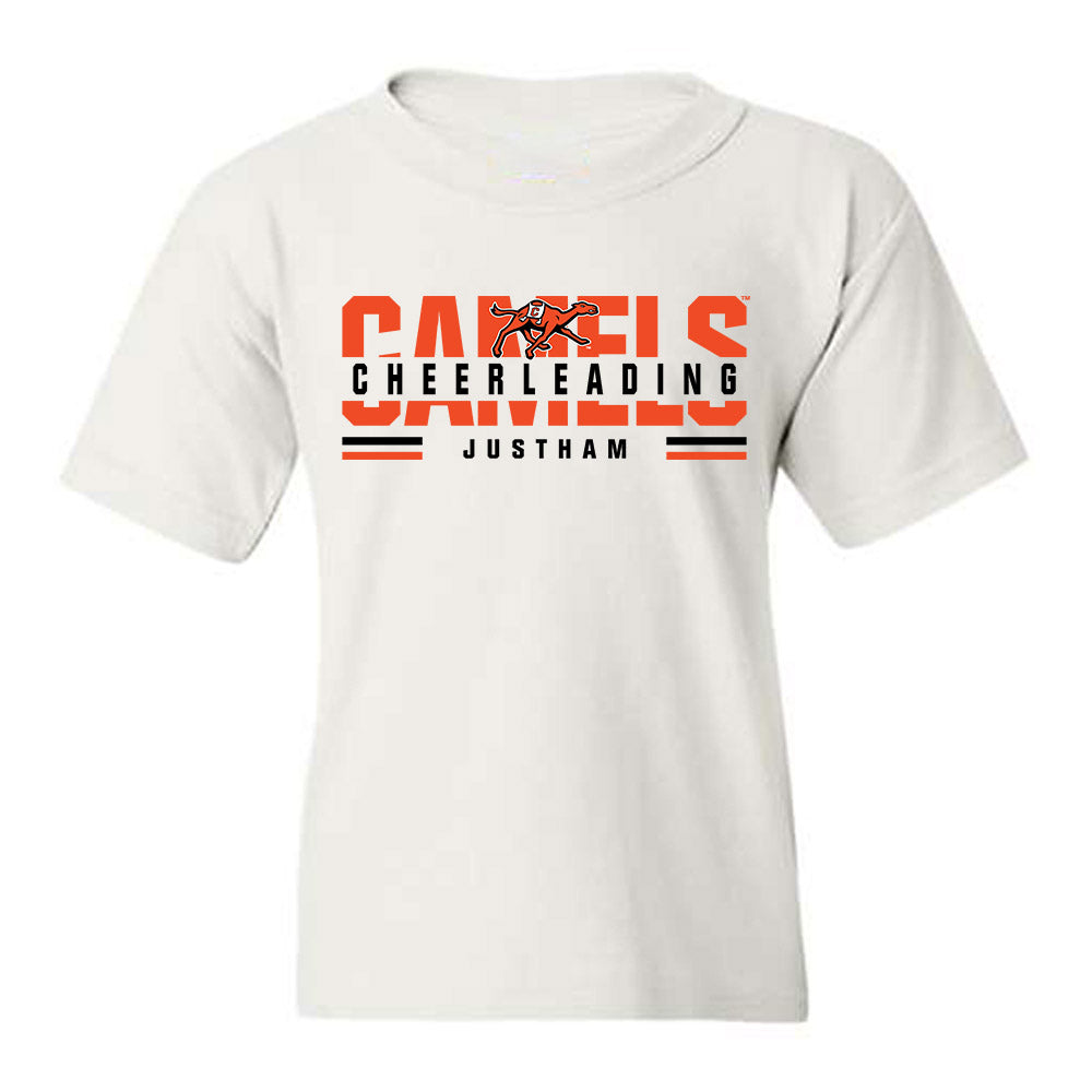 Campbell - NCAA Cheerleading : Addison Justham - Classic Fashion Shersey Youth T-Shirt-0