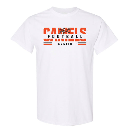 Campbell - NCAA Football : Evan Austin - Classic Fashion Shersey T-Shirt-0