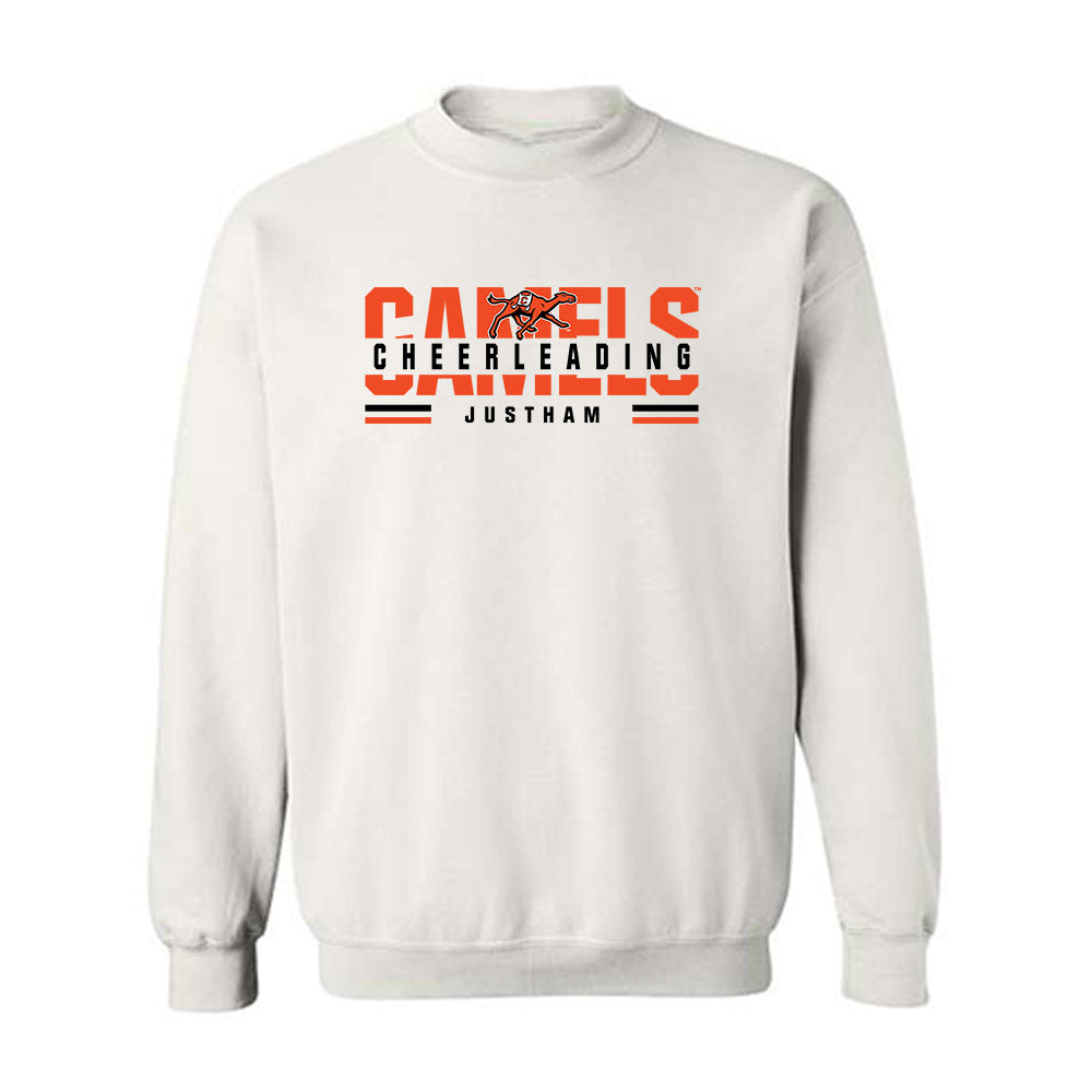 Campbell - NCAA Cheerleading : Addison Justham - Classic Fashion Shersey Crewneck Sweatshirt-0