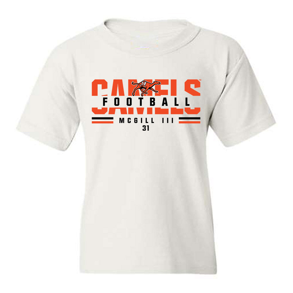 Campbell - NCAA Football : Mikey McGill III - Classic Fashion Shersey Youth T-Shirt-0