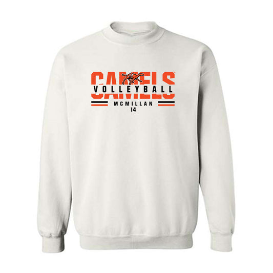 Campbell - NCAA Women's Volleyball : Breanna McMillan - Classic Fashion Shersey Crewneck Sweatshirt-0