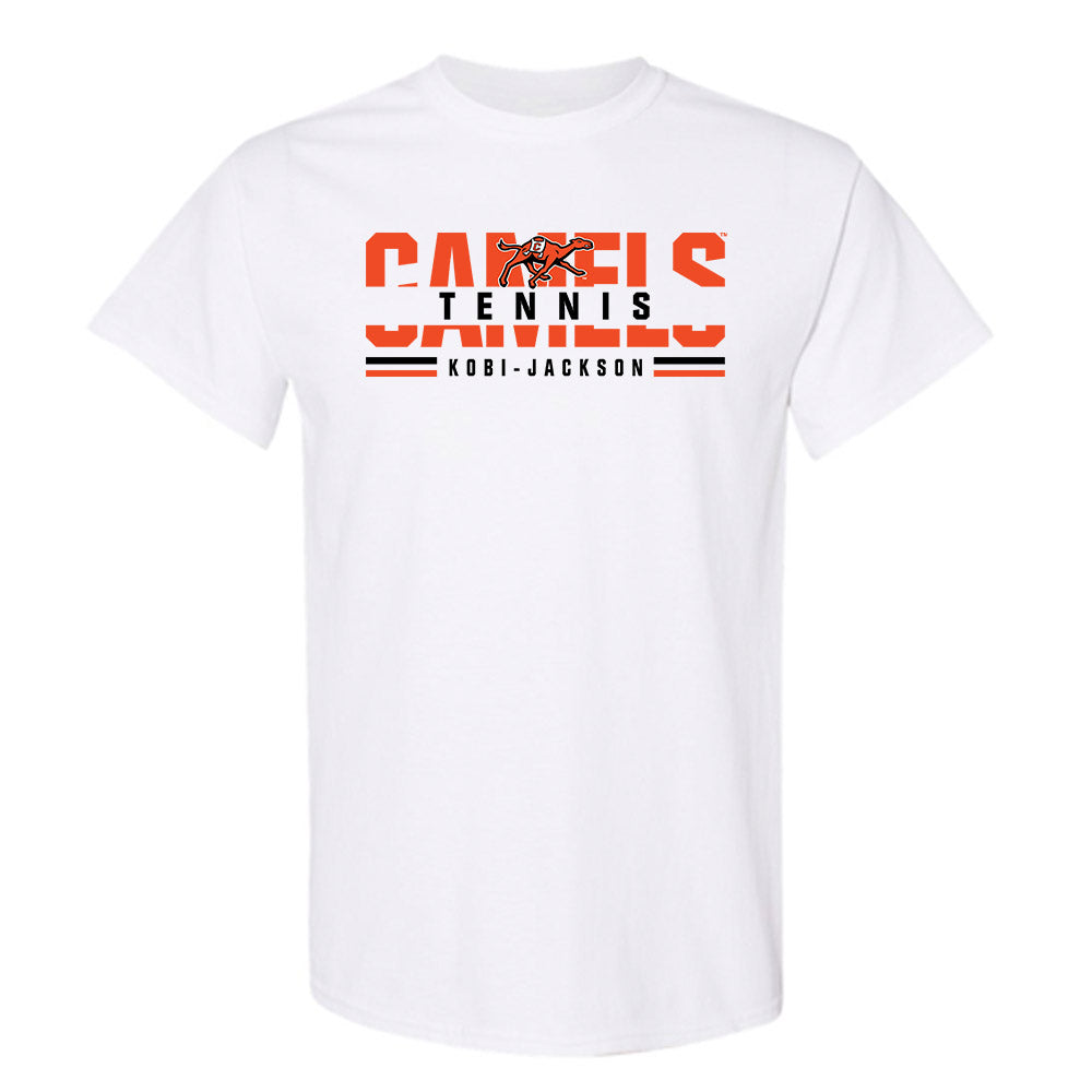 Campbell - NCAA Men's Tennis : Kenji Kobi-Jackson - Classic Fashion Shersey T-Shirt-0