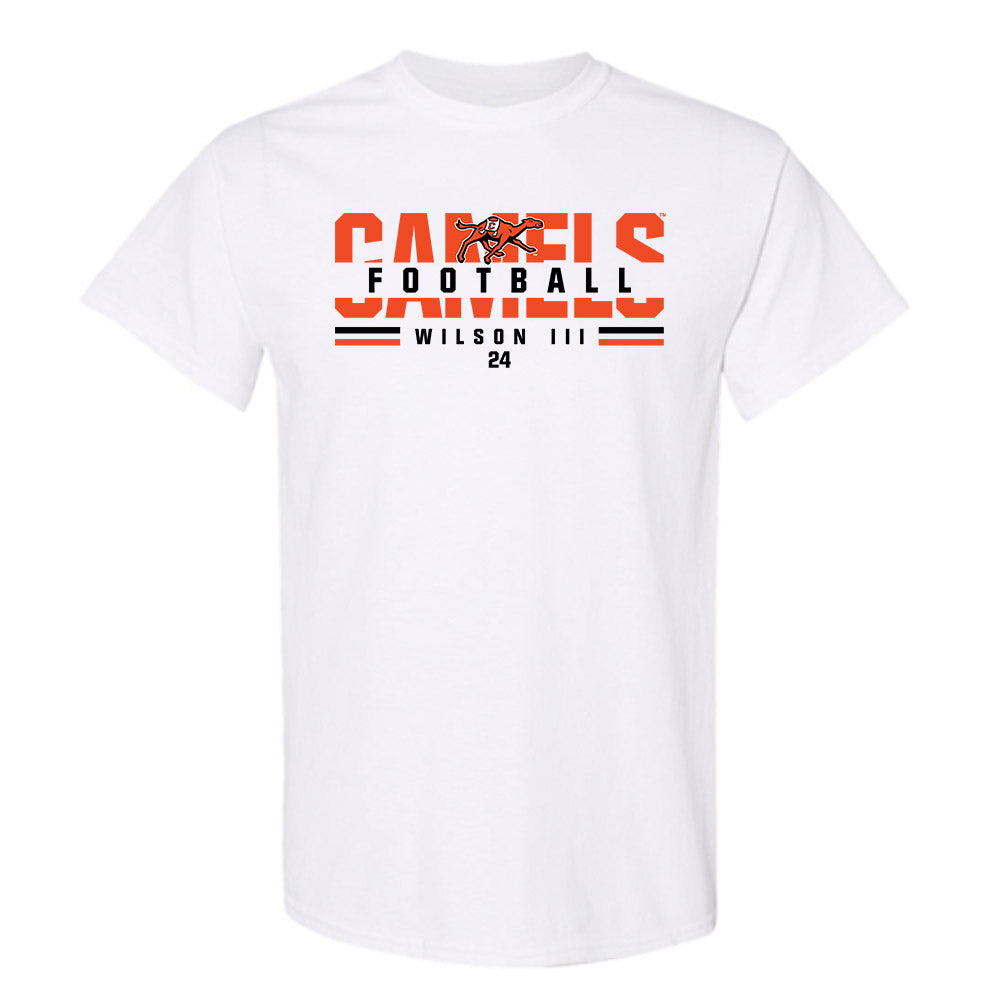 Campbell - NCAA Football : Wilson Wilson III - Classic Fashion Shersey T-Shirt-0