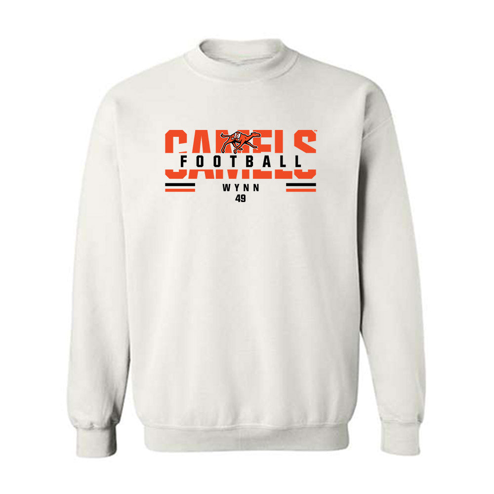 Campbell - NCAA Football : Lucas Wynn - Classic Fashion Shersey Crewneck Sweatshirt-0