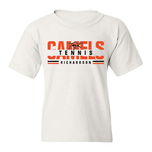 Campbell - NCAA Men's Tennis : Ethan Richardson - Classic Fashion Shersey Youth T-Shirt-0