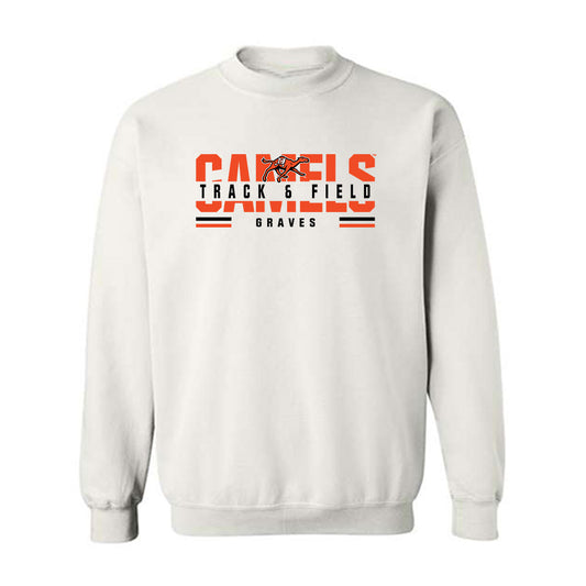 Campbell - NCAA Women's Track & Field : Elise Graves - Classic Fashion Shersey Crewneck Sweatshirt-0