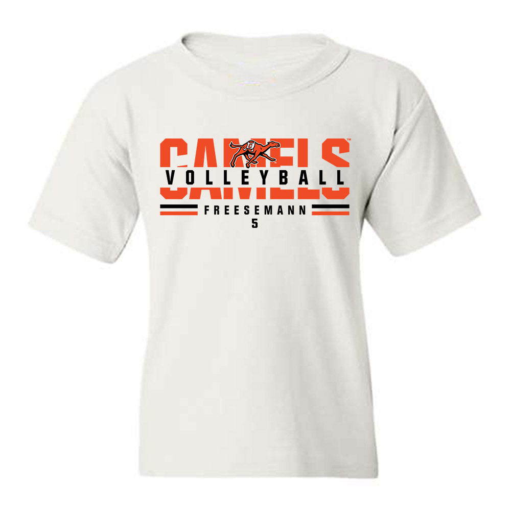 Campbell - NCAA Women's Volleyball : Leah Freesemann - Classic Fashion Shersey Youth T-Shirt-0