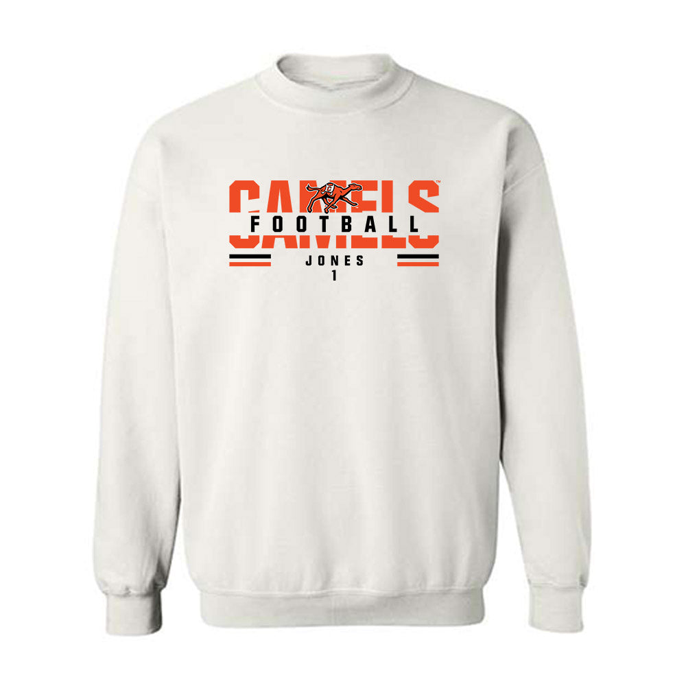 Campbell - NCAA Football : Spencer Jones - Classic Fashion Shersey Crewneck Sweatshirt-0
