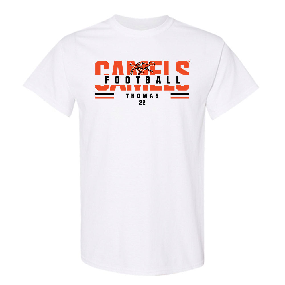 Campbell - NCAA Football : Devon Thomas - Classic Fashion Shersey T-Shirt-0