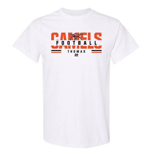 Campbell - NCAA Football : Devon Thomas - Classic Fashion Shersey T-Shirt-0