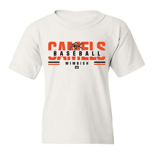 Campbell - NCAA Baseball : Camden Wimbish - Classic Fashion Shersey Youth T-Shirt-0