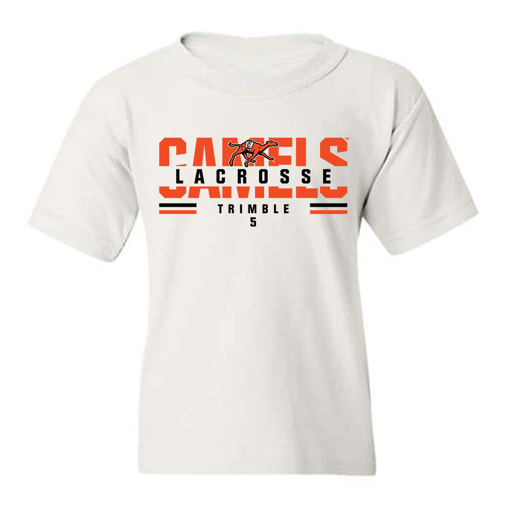 Campbell - NCAA Women's Lacrosse : Eva Trimble - Classic Fashion Shersey Youth T-Shirt-0