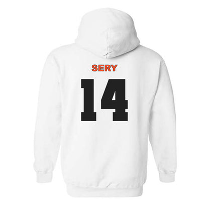 Campbell - NCAA Men's Soccer : Sam Sery - Classic Shersey Hooded Sweatshirt-1