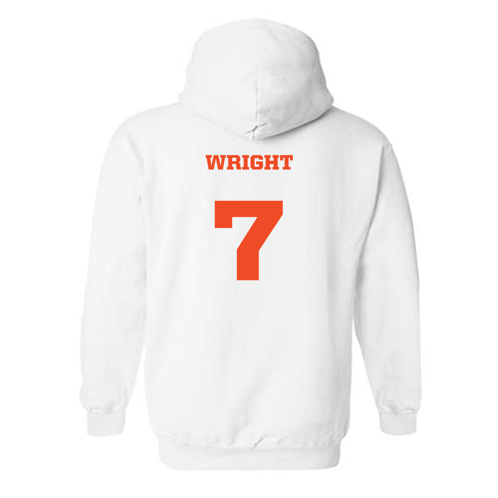 Campbell - NCAA Men's Soccer : Marco Wright - Replica Shersey Hooded Sweatshirt-1
