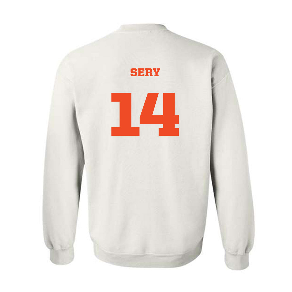 Campbell - NCAA Men's Soccer : Sam Sery - Replica Shersey Crewneck Sweatshirt-1