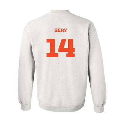 Campbell - NCAA Men's Soccer : Sam Sery - Replica Shersey Crewneck Sweatshirt-1