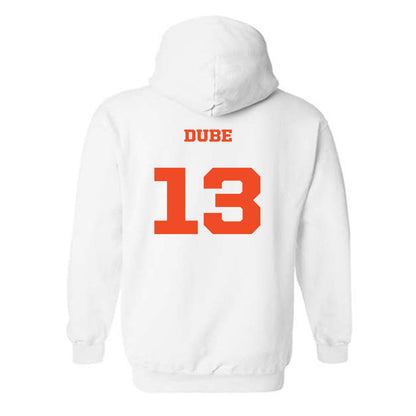 Campbell - NCAA Men's Soccer : Kananelo Dube - Replica Shersey Hooded Sweatshirt-1